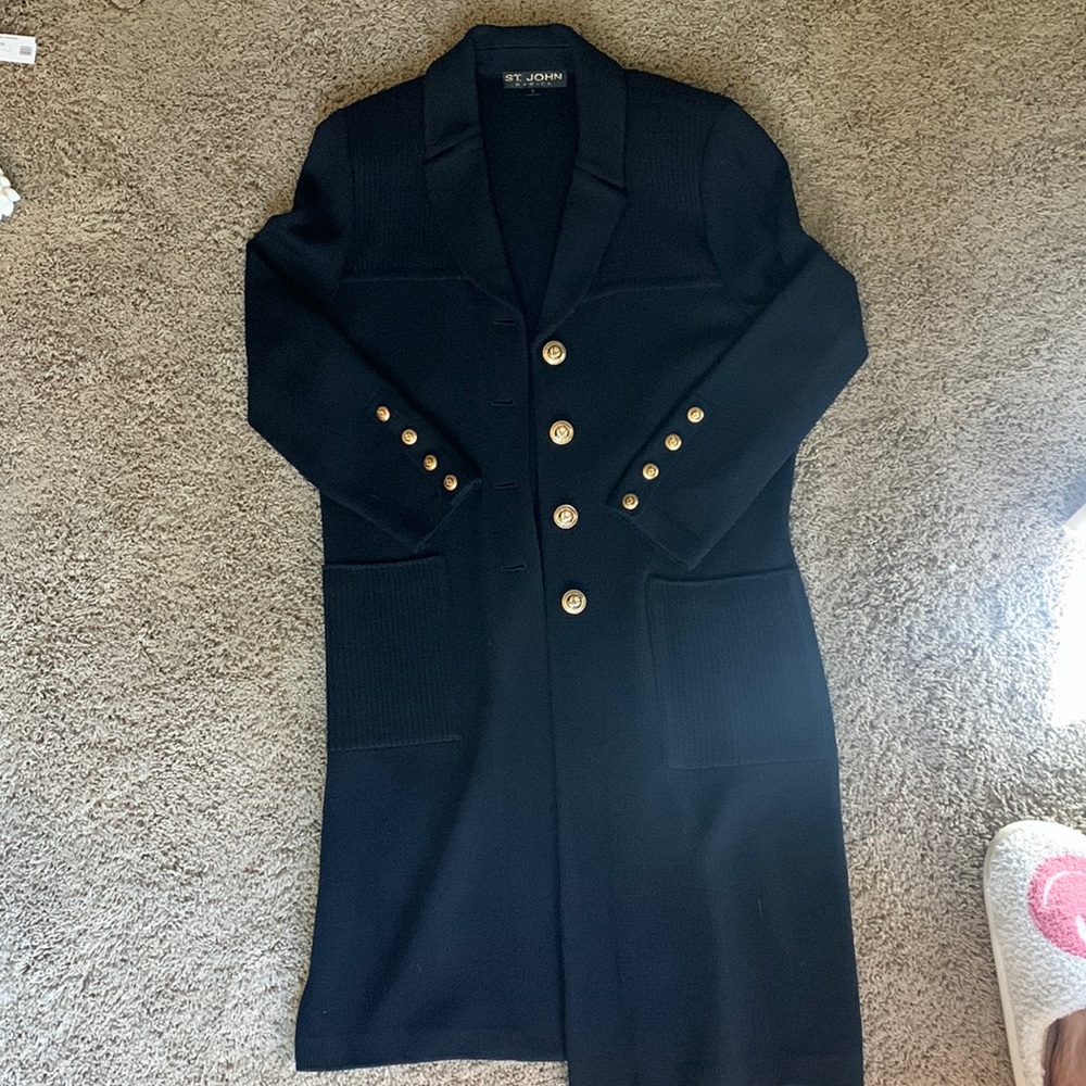 Saint John’s basics blue jacket with gold button